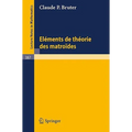 Elements de Theorie Des Matroides