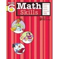 Math Skills: Grade 6 (Flash Kids Harcourt Family Learning)