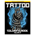 Tattoo Coloring Book: An Adult Coloring Book with Awesome and Relaxing Beautiful Modern Tattoo Designs for Men and Women 50 Coloring Pages Volume 3