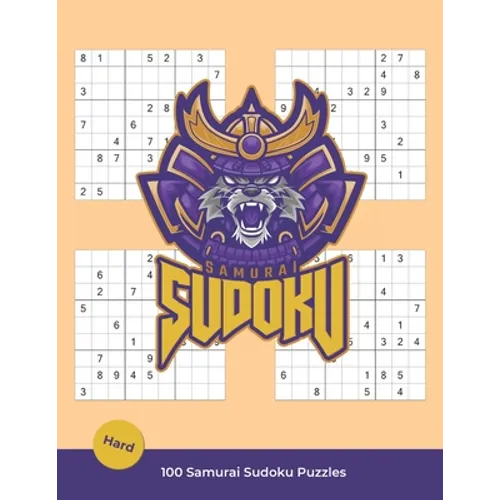 Samurai Sudoku Puzzles: Samurai Sudoku Puzzle Book - 100 Hard Puzzles