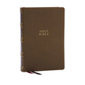 KJV Holy Bible: Compact Bible with 43,000 Center-Column Cross References, Brown Leathersoft, Red Letter, Comfort Print: King James Version