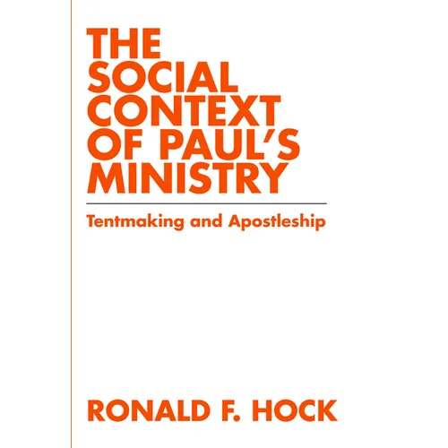 The Social Context of Paul's Ministry