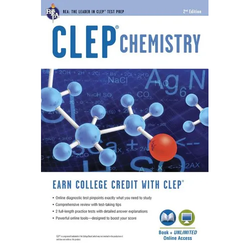Clep(r) Chemistry Book + Online