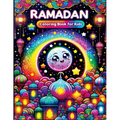 Ramadan Coloring Book for Kids: A Joyful Journey with Kawaii Cute Islamic Illustrations, Exploring Ramadan through Colors, Festive Scenes, and Family
