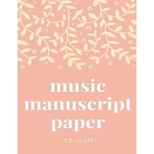 Music manuscript book