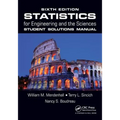 Statistics for Engineering and the Sciences Student Solutions Manual