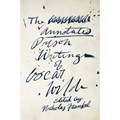 The Annotated Prison Writings of Oscar Wilde