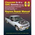 Chevy S-10 & GMC Sonoma Pick-Ups 1994-04, Chevy Blazer & GMC Jimmy 1995-05, GMC Envoy 1998-01, Olds Bravada 1996-01 & Isuzu Hombre 1996-00