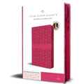 Biblia Reina Valera Revisada 1960 Letra Súper Gigante, Símil Piel Fucsia Rosada, Cremallera E Índice / Spanish Bible Rvr 1960 Super Giant Print, Fuchs