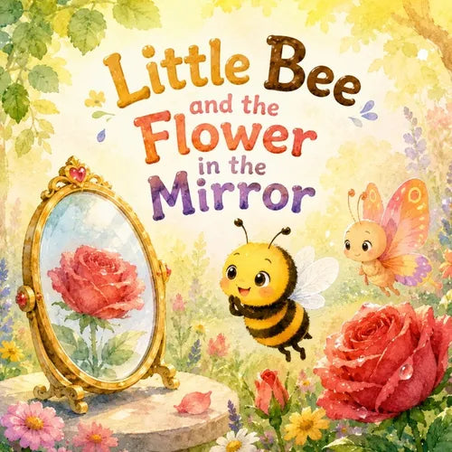 Little Bee and the Flower in the Mirror: A Whimsical Rhyming Picture Book About Curiosity and Discovery