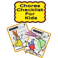 Chores Checklist for Kids: 110 Pages, 13 Months of Weekly Chores Checklists For Kids - Chart Book To Write In For Kids