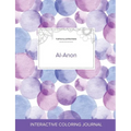Adult Coloring Journal: Al-Anon (Turtle Illustrations, Purple Bubbles)