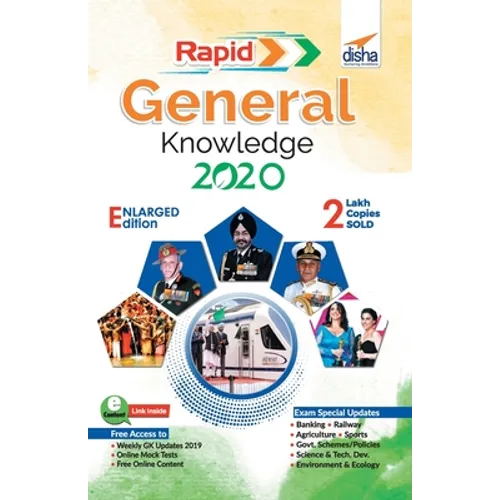 Disha's Rapid General Knowledge 2020 for Competitive Exams 2nd Edition