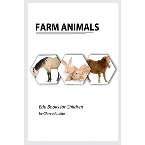 Farm Animals: Montessori real Farm Animals book, bits of intelligence for baby and toddler, children's book, learning resources