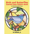 Birds and Butterflies Stained Glass Pattern Book