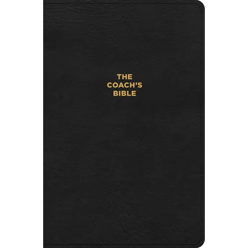CSB Coach's Bible, Black Leathertouch: Devotional Bible for Coaches
