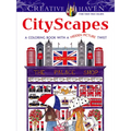 Creative Haven Cityscapes: A Coloring Book with a Hidden Picture Twist