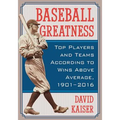 Baseball Greatness: Top Players and Teams According to Wins Above Average, 1901-2017