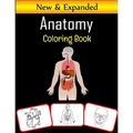 Anatomy Coloring Book: Color and learn with fun: Anatomy pictures, coloring and learning book with fun for kids (60 Pages with human body parts images