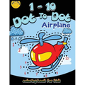 1-10 Dot to dot airplane coloring book for kids: Children Activity Connect the dots, Coloring Book for Kids Ages 2-4 3-5, A Fun Dot To Dot Book Filled