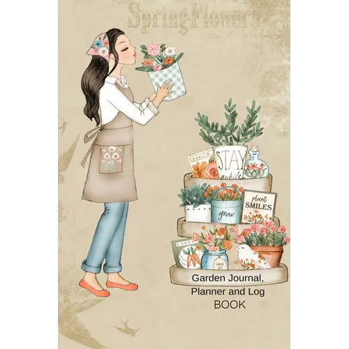 Garden Journal, Planner and Log Book: Comprehensive Garden Notebook with Garden Record Diary, Garden Plan Worksheet, Monthly or Seasonal Planting Plan