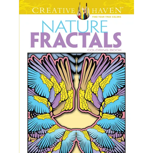 Nature Fractals Coloring Book