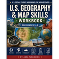 U.S. Geography & Map Skills Workbook for Grades 5-8: Maps, Readings, Activities, Vocabulary, Review Questions, and Answer Key