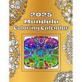 2025 Mandala Coloring Calendar