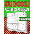 Sudoku Puzzle Book for Adults Medium: Christmas Sudoku Book for Adults - 9X9 Grids - 240 Medium Sudokus with Solutions