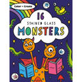 Stained Glass Coloring Monsters