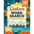 Wellness Word Search for Adults: Inspire Healing & Health Relaxing Puzzle Book for Self Care & Anxiety Relief