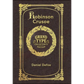 Large Print - Robinson Crusoe - Grand Type Collector's Edition - Matte Hardcover with Dust Jacket