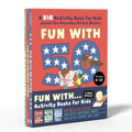 Fun Activity Books for Kids Box Set: 3 Activity Books to Learn about 50 Us States, National Parks, and Oceans and Seas