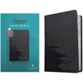 NLT Student Bible, Thinline Reference, Filament Enabled (Leatherlike, Overflow Black, Red Letter)