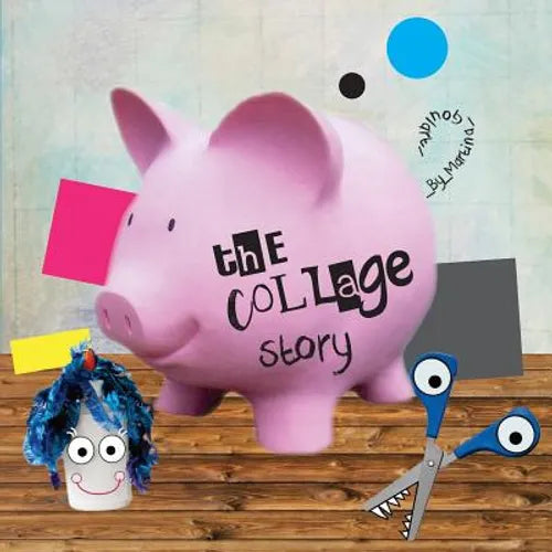 The Collage Story: A fun rhyming picture book about five silly shapes, Mr. Scissors and Mrs. Glue.