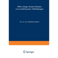 Über einige lineare Räume von nichtlinearen Abbildungen
