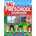 Big Preschool Workbook: Tracing Letters, Lines, and Big Numbers for Preschoolers and Toddlers 2-5 years: Preschool Learning Activities at Home for Kid