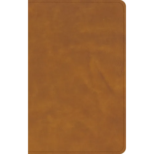 CSB Personal Size Bible, Saddle Leathertouch
