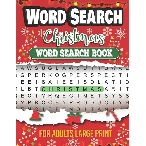 Christmas word search books for adults large print: Christian Christmas word search puzzle books for adults hard