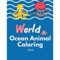 World Ocean animal coloring book: Ocean Sea Animal Life Under the Sea Activity Book for Kids, The Deep Dive Underwater Ocean Coloring Book 40 Pages