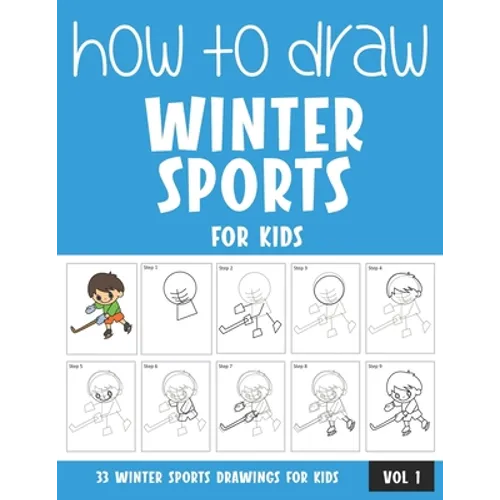 How to Draw Winter Sports for Kids - Vol 1