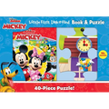 Disney Junior Mickey Mouse Clubhouse: Little First Look and Find Book & Puzzle