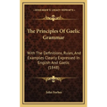 The Principles Of Gaelic Grammar: With The Definitions, Rules, And Examples Clearly Expressed In English And Gaelic (1848)