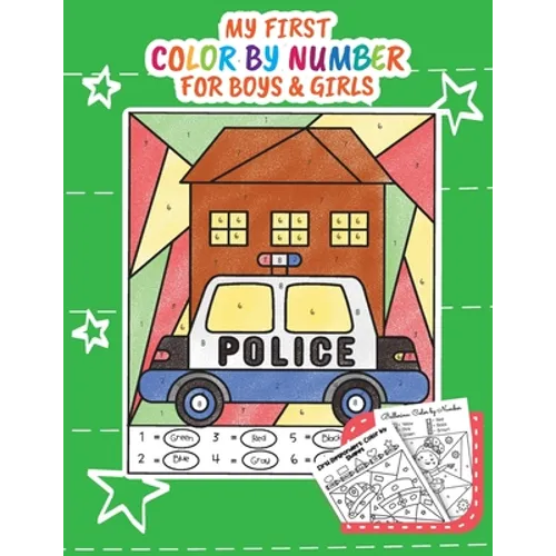 My First Color by Number for boys and girls: Fun for boys and girls, Educational Worksheets