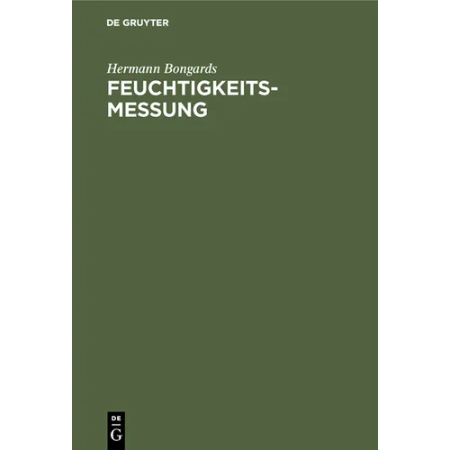 Feuchtigkeitsmessung
