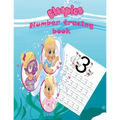Bloopies number tracing book: Preschool, Pre K, Ages 3-5, number print handwriting book, Trace numbers With Bloopies, Workbook For Kids, girl and bo