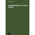 Urheberrecht in der Musik