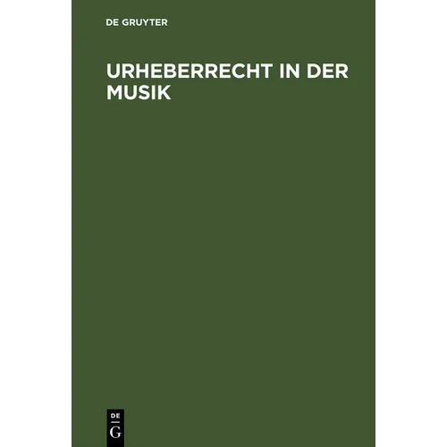 Urheberrecht in der Musik