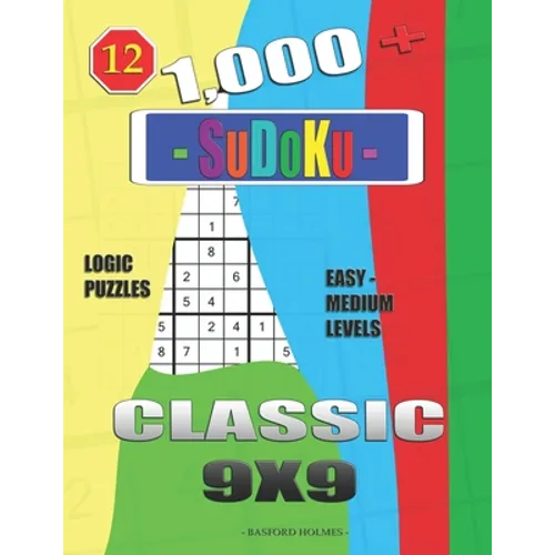 1,000 + Sudoku Classic 9x9: Logic puzzles easy - medium levels
