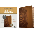 Biblia de Margen Amplio Ntv Con Filament (Sentipiel, León, Índice, Letra Roja)